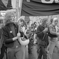 March during Gay Pride Week, 1973, photo by Ponch Hawkes, courtesy Ponch Hawkes