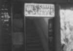 Old photo of entrance to Val's Coffee Lounge, Swanston Street, Melbourne